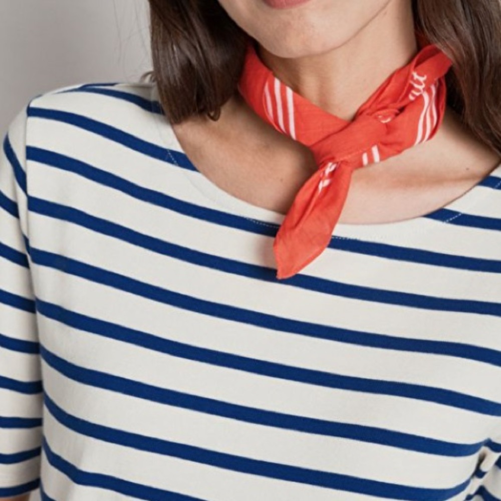 Seasalt Cornwall Sailor Square Neckerchief Bananas